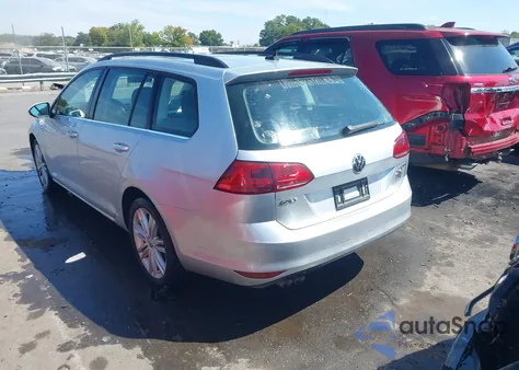 2015 Volkswagen Golf Sportwagen Tdi Se 4-Door from USA, damaged, VIN 3VWCA7AU9FM504750